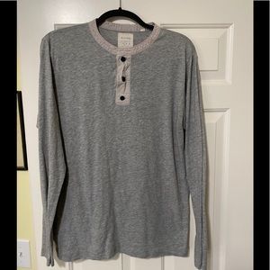 Billy Reid designer round collar pullover L